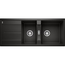 Blanco Metra 8S UX køkkenvask, 116x50 cm, sort