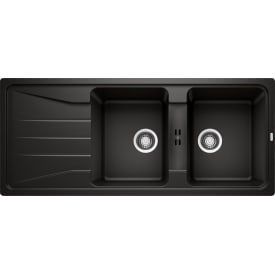 Blanco Sona 8S UX køkkenvask, 116x50 cm, sort