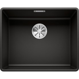 Blanco Subline 500-F UXI diskbänk, 52,7x42,7 cm, svart