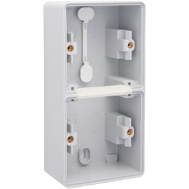 Base 2-modul, vertikal, IP55, grå