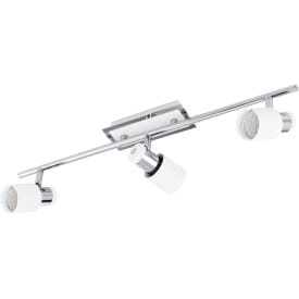 Davida LED Spot 3L 5W, krom/hvid