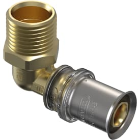 Wavin Tigris M5 pres vinkel med nippel 25mm x 3/4"