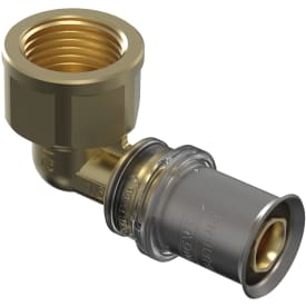 Wavin Tigris M5 pres vinkel med muffe 25mm x 3/4"