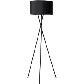 Nielsen Light Uptown golvlampa, svart med svart skärm