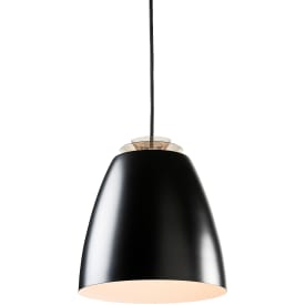 SG Bell pendellampe, svart/hvit, Ø23 cm