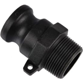 Camlock 1.1/2" han-kobling med nippel, type F