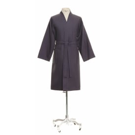 Möve Piquee morgonrock, L, grå