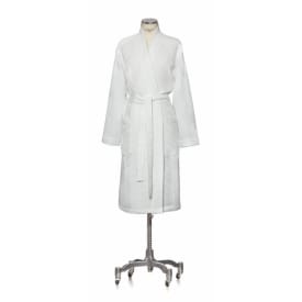 Möve Piquee morgonrock, S, vit