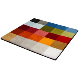 Kleine Wolke Cubetto badrumsmatta, 60x60 cm, flerfarvet