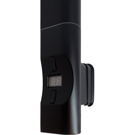 Kriss Nuvo 2 elpatron, 600W, termostat & timerfunktion, mat sort