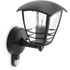 Philips myGarden Creek Up vegg utelys med sensor, svart