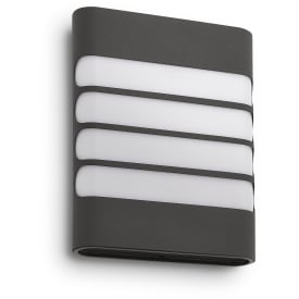 Philips myGarden Raccoon udendørs væglampe, antracit