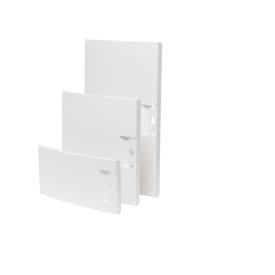 Dør D12M1O for 12 moduler lysegrå