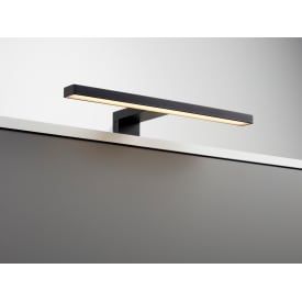 Loevschall NextGen spejllampe, sort, 30 cm