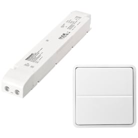 Jumitech trådlös LED driver 150W/24V & parad 2-tryck