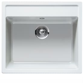 Intra Nemo N100-ALP køkkenvask, 57x51 cm, hvid