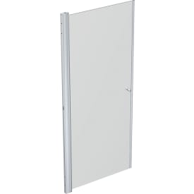 Contura Shower Space brusedør, 87 cm, frostet glas, aluminium profil