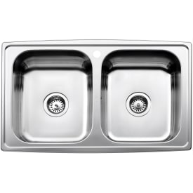 Intra Horizon HZ815D køkkenvask, 81,5x51 cm, rustfrit stål