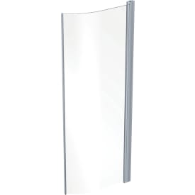 Contura Shower Space brusedør, 63,1 cm, klart glas, aluminium profil
