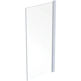 Contura Shower Space brusedør, 87 cm, klart glas, hvid profil