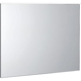 Geberit Xeno² speil med lys, dimbart, touch, 90x71 cm, børstet aluminium