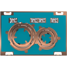 Geberit Sigma 50 spolplatta, kundanpassad/rödguld