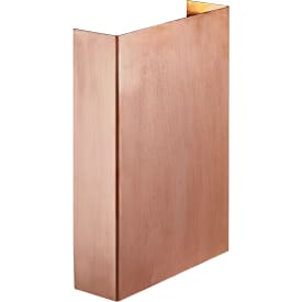Nordlux Fold 15 UpDown utomhus vägglampa, koppar