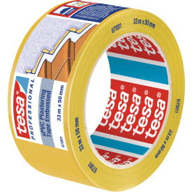 Tesa Professional byggtape, SPVC gul, 50 mm, 33 meter