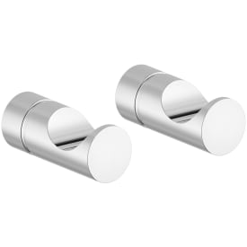 Damixa Silhouet håndklædekrog, 2 stk., krom