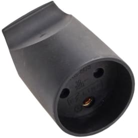E-line forlængerled med jord, sort