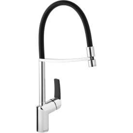 Damixa Slate Pro køkkenarmatur, krom/sort