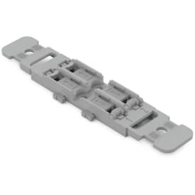 Holder m/aflastning 2-vejs t/Inline samlemuffe, skruemont., grå