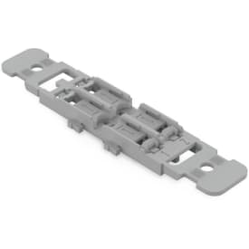 5 stk Holder m/aflastning 2-vejs t/Inline samlemuffe, snap in-fod, grå