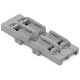 Holder u/aflastning 2-vejs t/Inline samlemuffe, skruemont., grå