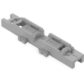 5 stk Holder u/aflastning 1-vejs t/Inline samlemuffe, snap in-fod, grå