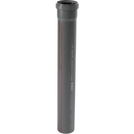 75 x 1500 mm Afløbsrør PP grå