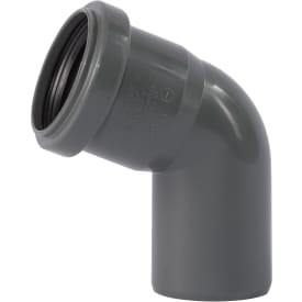 Ostendorf Ø50 mm 67° bøjning PP grå