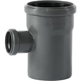 Ostendorf grenrør Ø110x50mm 87°, grå PP