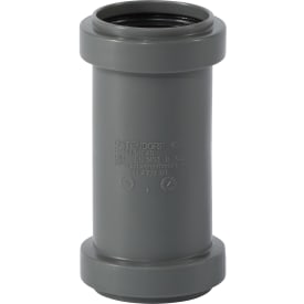 40 mm dobbelt muffe grå