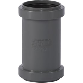 Ostendorf Ø50 mm dobbeltmuffe pp grå