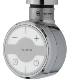 TVS Elpatron 300 watt m/afbryder, termostat & timerfunktion, krom