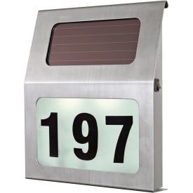 Eglo solcellelampe med husnummer
