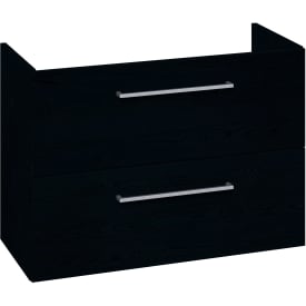Dansani Mido+ tvättställsunderskåp, 80x35 cm, svart struktur