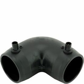 Agruline 90 mm PE EL - Svejsevinkel 90°, Vand PN16, Gas PN10