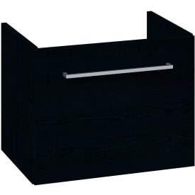 Dansani Mido+ tvättställsunderskåp, 50x35 cm, svart struktur