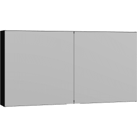 Dansani Mido+ Select spejlskab, 120x64 cm, sort