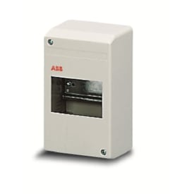 Gruppepanel MiniEuropa40-4M 4-modul, hvit, ral9016, IP40