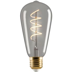 e3light Vintage E27 edisonpære, røgfarvet