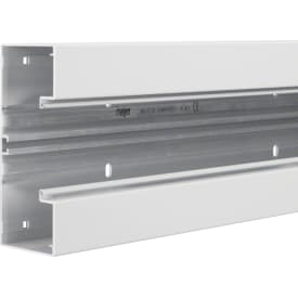 8 meter Installationskanalbund BRA65170 i aluminium 68x170mm RAL 9016