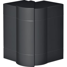 Udvendigt hjørne flexibel HF for BR65130 sort RAL 9011